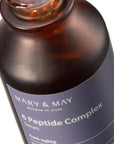 Mary & May 6 Peptide Complex Serum – A skincare serum with six peptides designed to reduce wrinkles and fine lines, improve skin elasticity, and hydrate the skin.