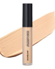 Peripera Double Longwear Cover Concealer, featuring a double powder formula for smooth, long-lasting coverage that effectively hides blemishes, dark circles, and imperfections.