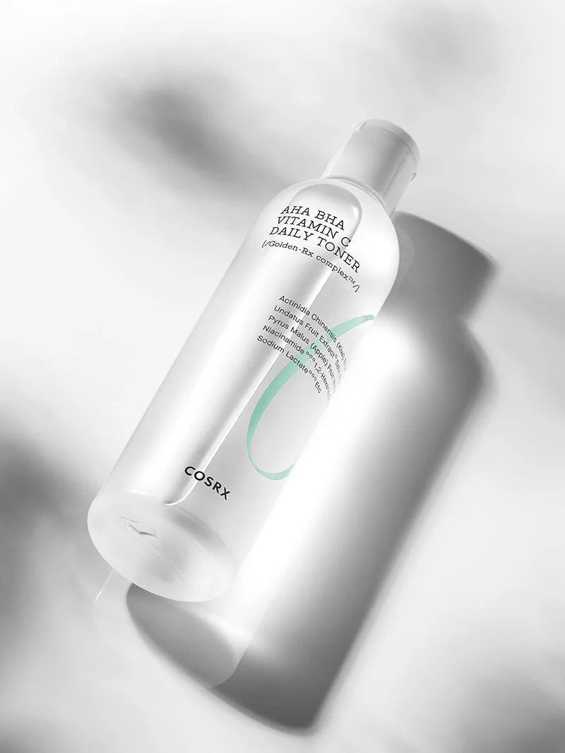 COSRX Refresh AHA BHA Vitamin C Daily Toner – A revitalizing toner with AHA, BHA, and Vitamin C to brighten and smooth skin