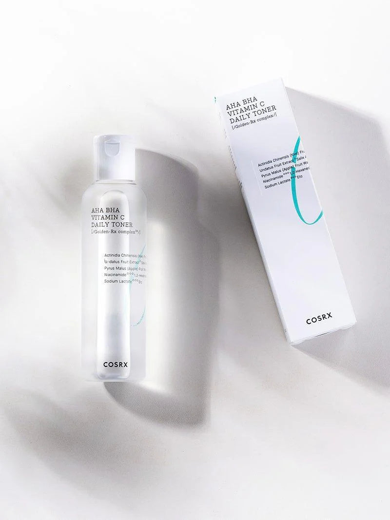 COSRX Refresh AHA BHA Vitamin C Daily Toner – A revitalizing toner with AHA, BHA, and Vitamin C to brighten and smooth skin
