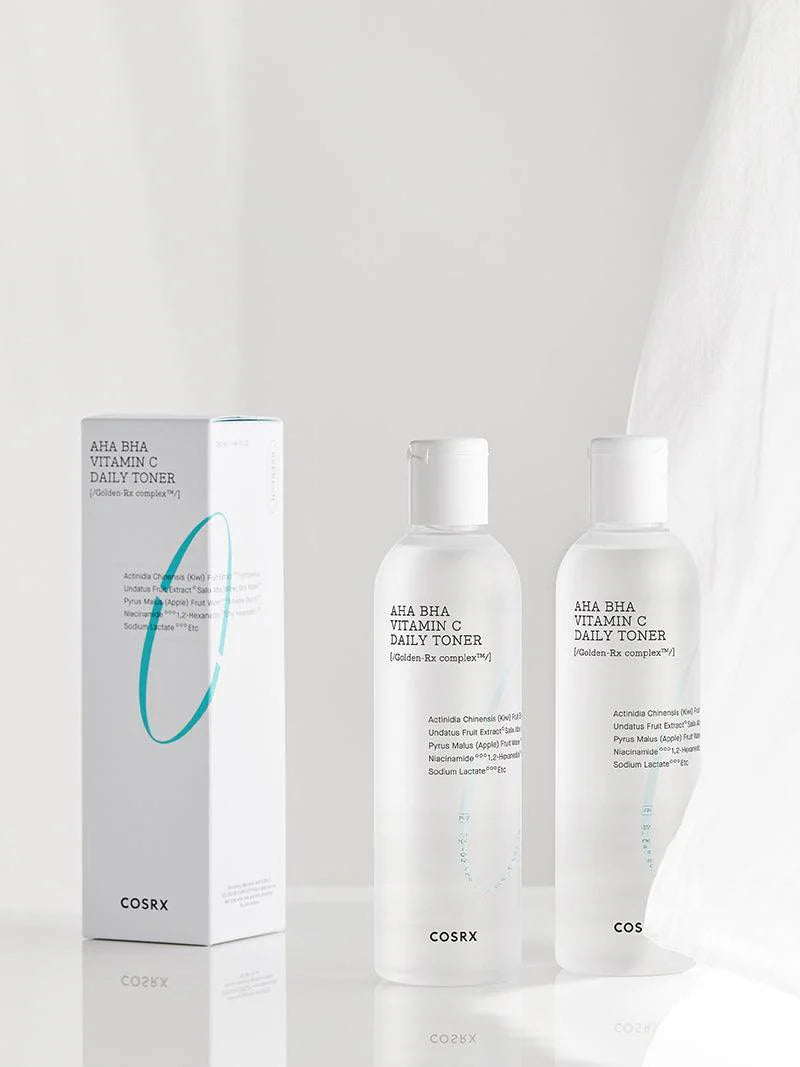 COSRX Refresh AHA BHA Vitamin C Daily Toner – A revitalizing toner with AHA, BHA, and Vitamin C to brighten and smooth skin