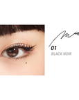 Peripera Ink Thin Thin Pencil Liner with a precise 2mm tip for creating wide-eyed looks. Available in two shades: Cacao Brown and Black Noir, offering smooth, long-lasting, and smudge-proof application for the perfect eyeliner every time.