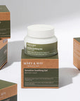 Mary & May Sensitive Soothing Gel Blemish Cream – A 70ml tube of soothing cream with Houttuynia Cordata Extract and Tea Tree Extract designed to cool, hydrate, and calm sensitive, irritated skin.