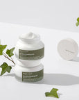 Close-up of the creamy texture of Mary & May Sensitive Soothing Gel Blemish Cream – A smooth, non-greasy gel that absorbs quickly into the skin to provide instant relief and hydration.
