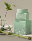Kaine Green Calm Aqua Cream packaging - 70 ml jar with minimalist design, suitable for all skin types, especially sensitive skin