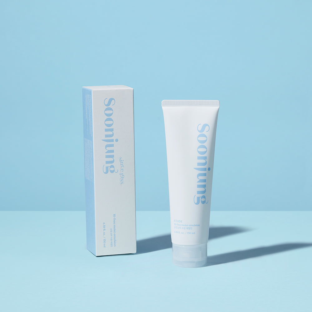 Etude House Soonjung 10 Free Moist Emulsion – lightweight, hypoallergenic emulsion for soothing and hydrating sensitive skin