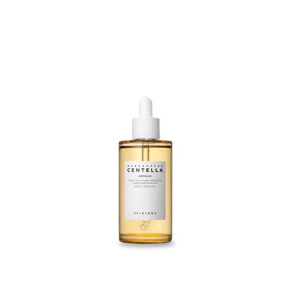 Skin1004 Madagascar Centella Asiatica Ampoule – Calming serum with Centella Asiatica extract for redness, acne, and irritation.