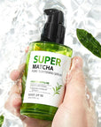 Some By Mi Super Matcha Pore Tightening Serum – A lightweight serum formulated with 93% matcha water to control oil, tighten pores, and hydrate the skin, perfect for oily and large pores.