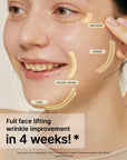 Applying COSRX Retinol 0.1 Cream to skin – gentle retinol treatment for smoother, firmer skin with reduced fine lines and smaller pores