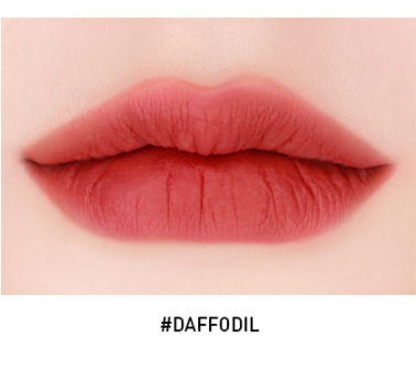3CE Velvet Lip Tint in Childlike shade – lightweight, long-lasting matte formula for natural MLBB look