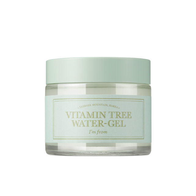 I’m From Vitamin Tree Water Gel – 75g jar with 68% Vitamin Tree Leaf Water, deeply hydrating and soothing for sensitive skin