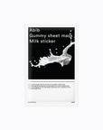 Abib Gummy Sheet Mask Milk Sticker – hydrating and firming sheet mask with collagen and milk protein extract for dry and mature skin