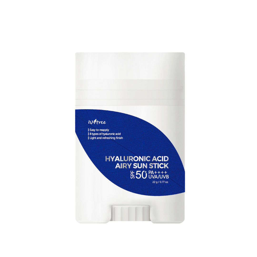 Isntree Hyaluronic Acid Airy Sun Stick – SPF50 sun protection with hydrating Hyaluronic Acid, perfect for all skin types
