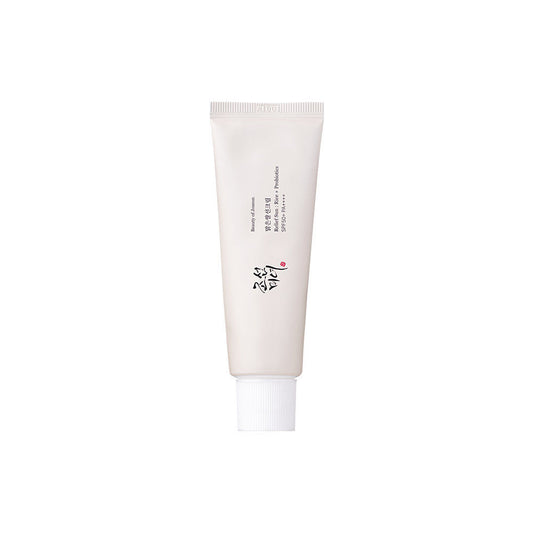 Beauty of Joseon Relief Sun Rice + Probiotics SPF 50+ PA++++ sunscreen, 50ml, a lightweight, non-greasy sunscreen with rice extract and probiotics for hydration and sun protection