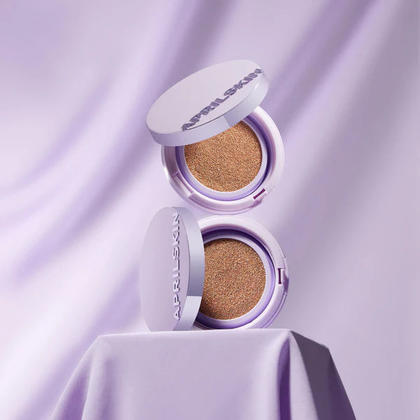 Aprilskin Ultra Slim Cushion provides full coverage while feeling lightweight on the skin for a natural finish