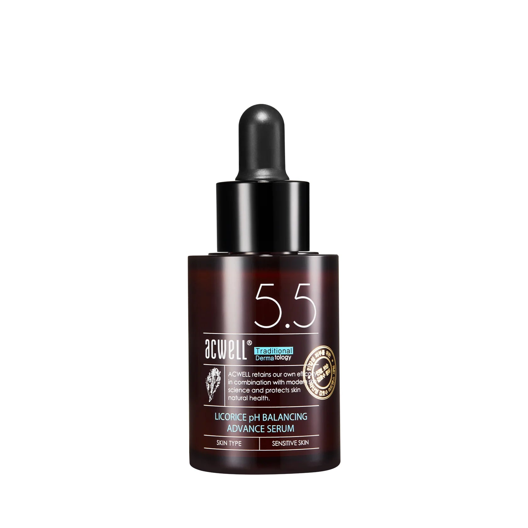 Acwell Licorice pH Balancing Advance Serum – brightening serum with licorice extract for even skin tone and healthy glow