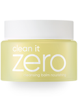 Banila Co Clean It Zero Cleansing Balm Nourishing 100ml, vegan balm-to-oil formula for removing waterproof makeup, deeply hydrating, and nourishing dry skin with Ginseng Root and Berry