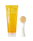 Aprilskin Calendula Foam Cleanser creates a soft, foamy lather that cleanses and hydrates without drying