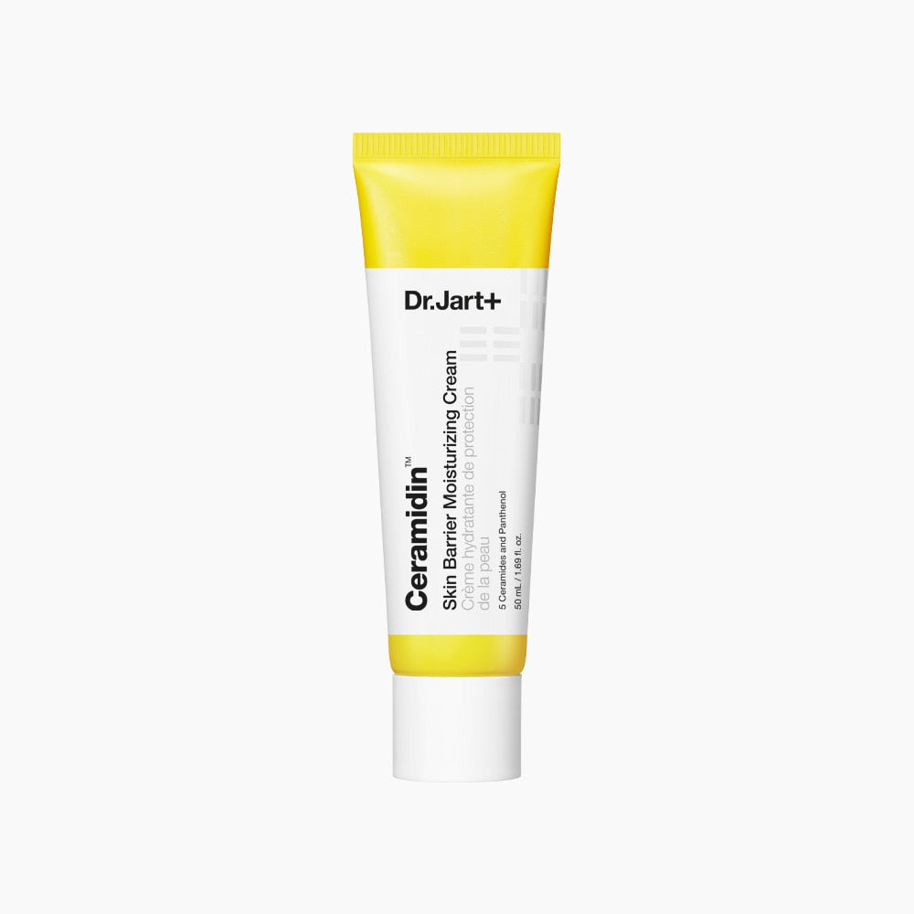 Dr. Jart Ceramidin Cream – a rich, moisturizing cream with ceramides and vitamin B5 to strengthen and hydrate dry skin