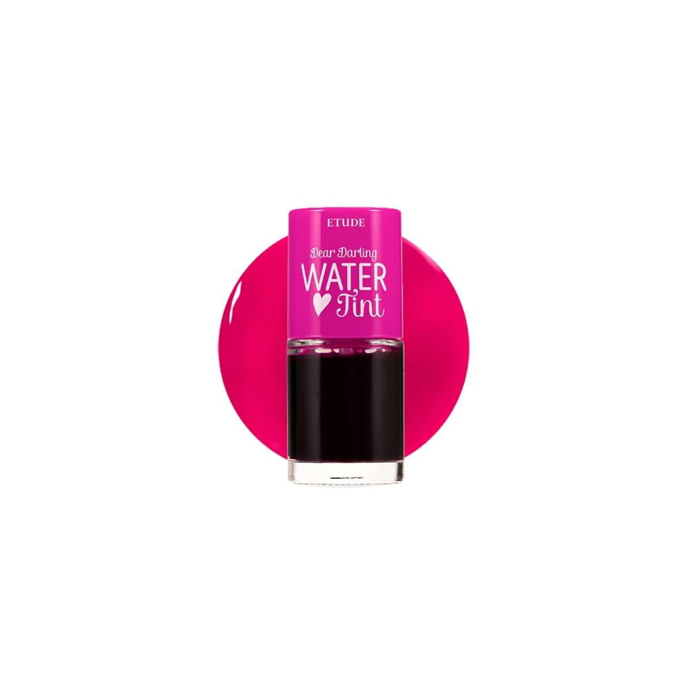 Etude House Dear Darling Water Tint – vibrant, fruity water tint with cherry and strawberry shades for long-lasting lip color.