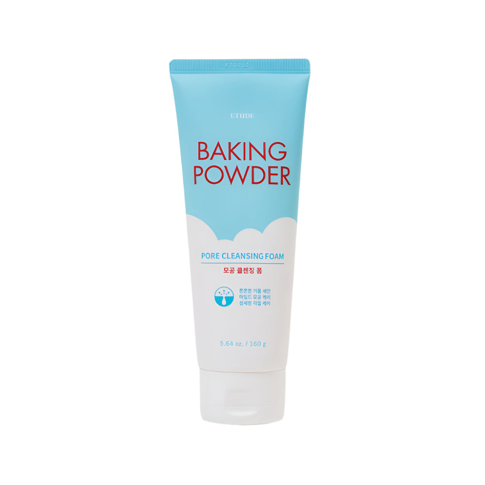 Etude House Baking Powder Pore Cleansing Foam – deep cleansing face wash with baking powder to clear pores and exfoliate