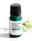 Some By Mi 30 Days Miracle Tea Tree Clear Spot Oil – 10ml acne treatment with 15% Tea Tree Oil to reduce acne, redness, and swelling.
