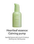 "Heartleaf Essence – soothing and hydrating Korean skincare essence for sensitive, red, and irritated skin with heartleaf extract