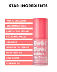 Unpa Bubi Bubi Bubble Lip Scrub – A gentle lip scrub that exfoliates dry, flaky lips and removes lip makeup, leaving your lips soft, smooth, and moisturized with the unique gel-to-bubble transformation.
