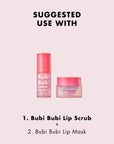 Unpa Bubi Bubi Bubble Lip Scrub – A gentle lip scrub that exfoliates dry, flaky lips and removes lip makeup, leaving your lips soft, smooth, and moisturized with the unique gel-to-bubble transformation.
