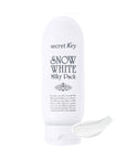 Secret Key Snow White Milky Lotion 120ml – Brightening lotion for radiant, hydrated skin with niacinamide and soothing aloe vera.
