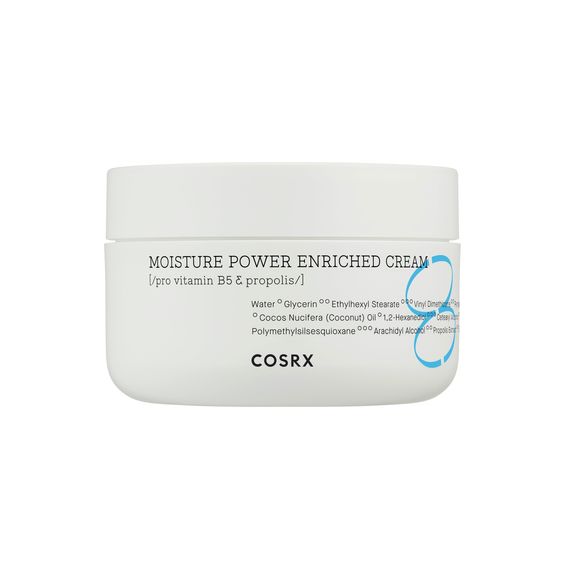 COSRX Hydrium Moisture Power Enriched Cream – Deeply hydrating cream that locks in moisture and leaves skin plump and glowing