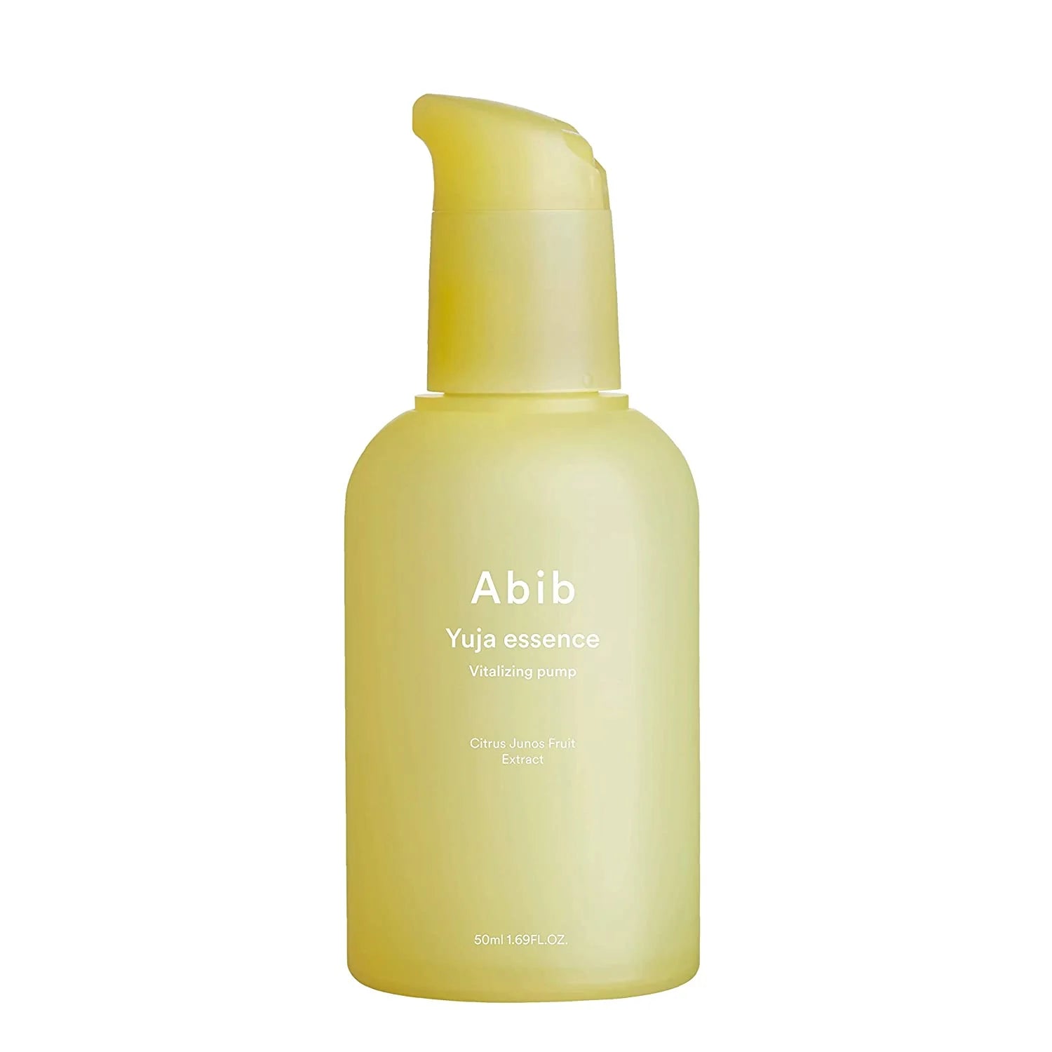 Abib Yuja Essence Vitalizing Pump – brightening essence with 80% Yuja extract for a radiant, even-toned complexion