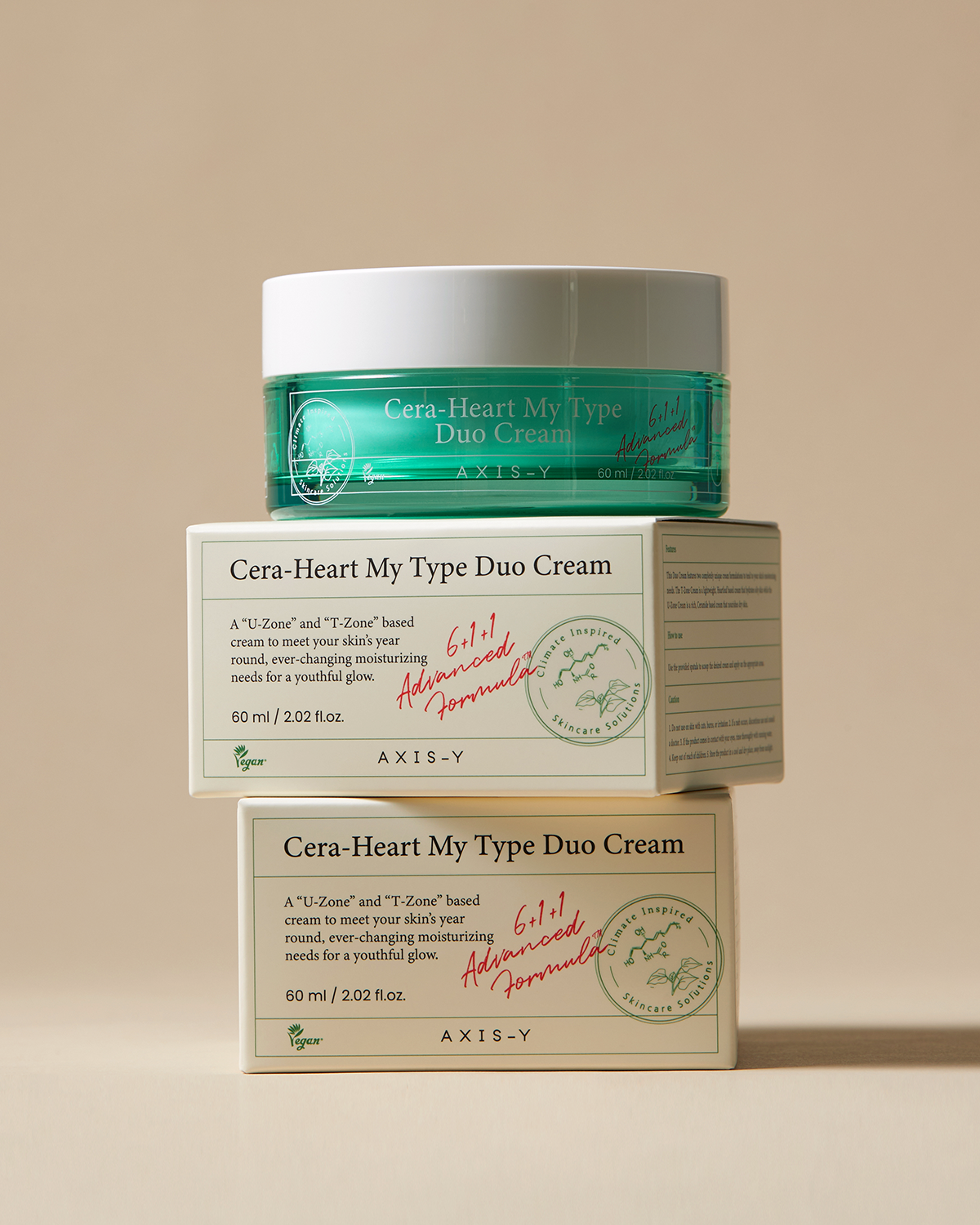 AXIS-Y Cera-Heart My Type Duo Cream adjusts to skin’s needs, making it ideal for balancing skin in changing seasons