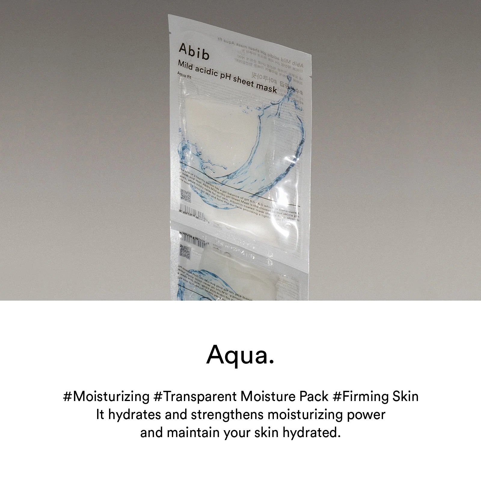 Abib Mild Acidic Ph Sheet Mask Aqua Fit