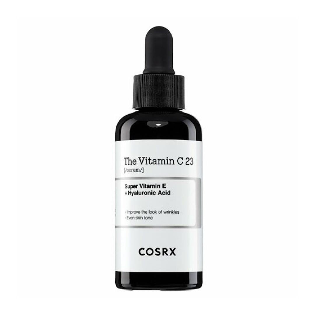 Cosrx The Vitamin C 23 Serum – 23% pure Vitamin C serum in a two-layer formula that brightens skin, reduces wrinkles, and evens out skin tone