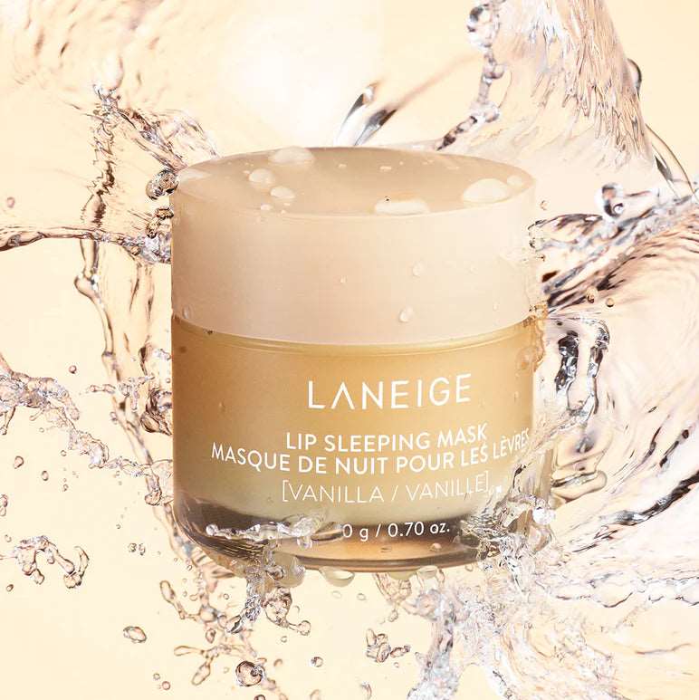 Smooth and creamy texture of the Laneige Lip Sleeping Mask EX, perfect for nourishing and hydrating lips overnight