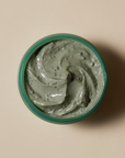 Close-up of AXIS-Y Mugwort Pore Clarifying Wash Off Pack: Smooth clay texture that dries comfortably, helping to exfoliate, soothe, and minimize pores for a clear complexion