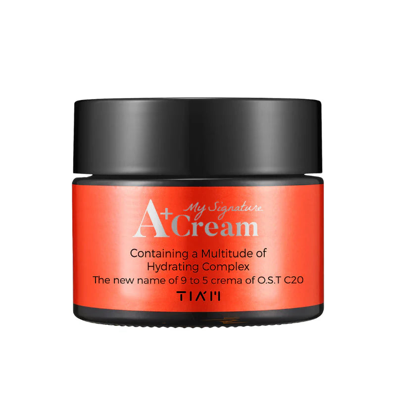 TIA'M My Signature A+ Cream – A brightening and moisturizing cream designed to improve skin elasticity, heal acne scars, and leave the skin feeling soft, smooth, and hydrated.
