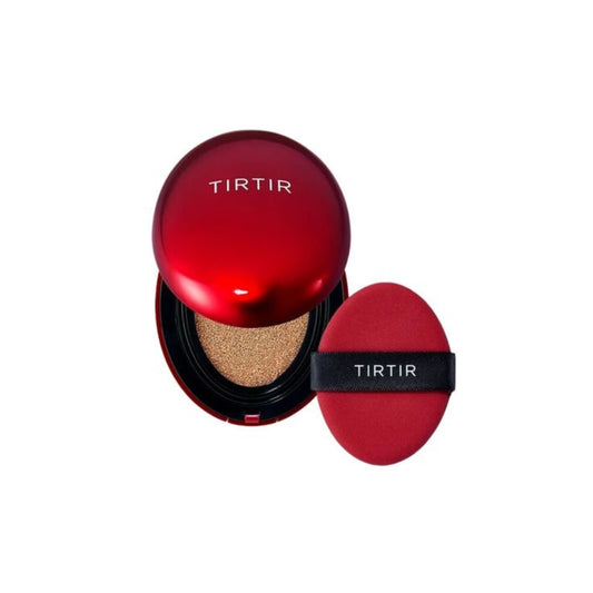 TIRTIR Mask Fit Red Cushion Foundation – A long-lasting cushion foundation that offers a dewy, glass-like finish with 72-hour wear. Perfect for achieving smooth, glowing skin with buildable coverage and hydration.
