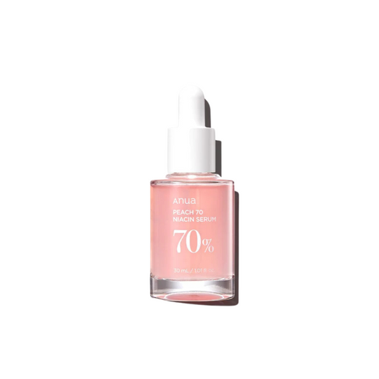 Anua Peach 70% Niacinamide Serum for brightening and even skin tone, 30ml