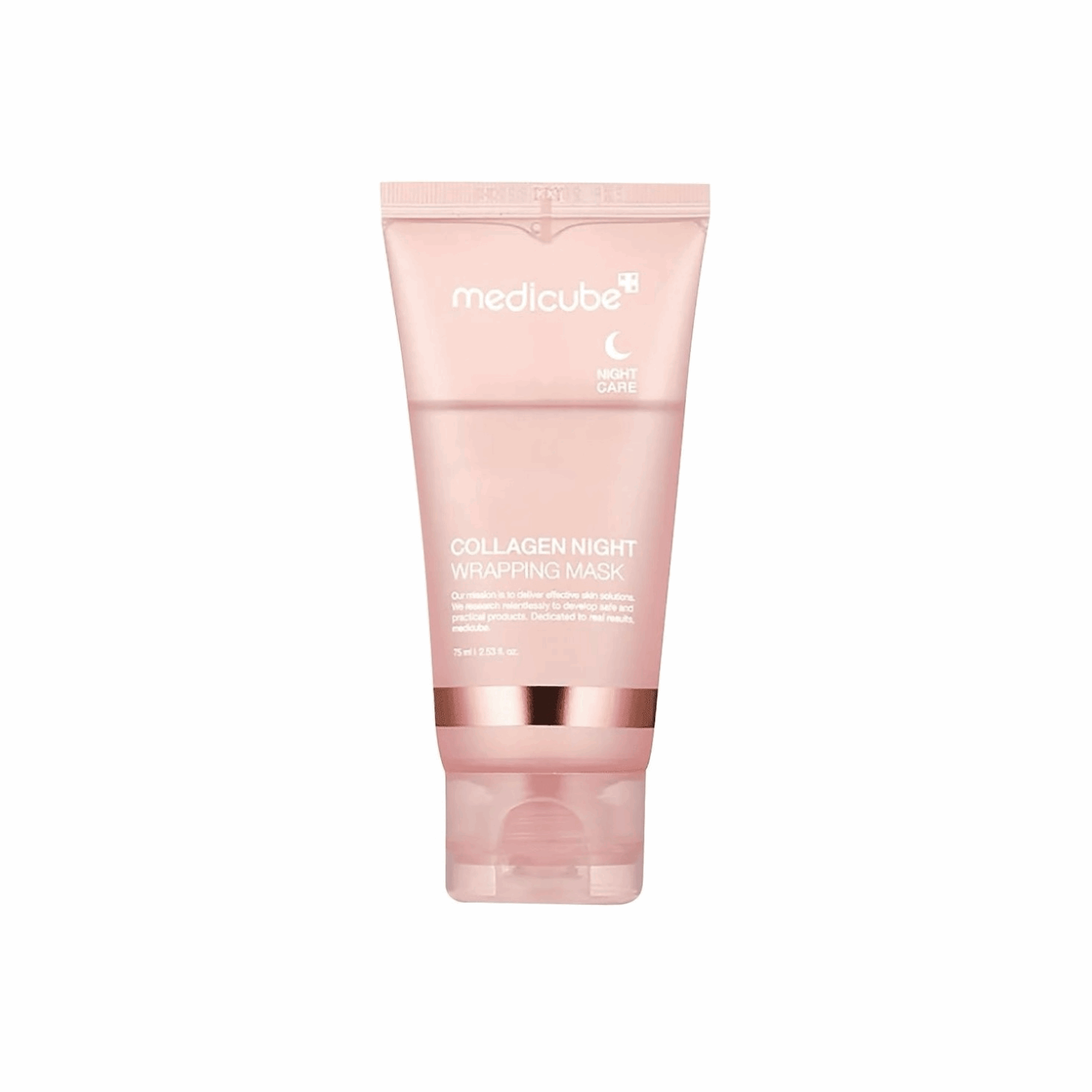 Medicube Collagen Night Wrapping Mask – A jar of innovative overnight mask that enhances skin elasticity, hydration, and glow, designed to be applied before sleep for firm, radiant skin upon waking.
