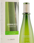 Saem Urban Eco Harakeke Toner – A hydrating toner made with Harakeke, Calendula Flower Water, and Manuka Honey to provide deep moisture, improve skin texture, and keep skin smooth without feeling greasy.
