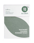 Isntree Mugwort Calming Powder Wash packaging – 50g powder pouch for gentle exfoliation, suitable for sensitive skin