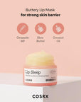 Cosrx Ceramide Lip Butter Sleeping Mask – Contains shea butter and ceramide to lock in moisture and protect lips