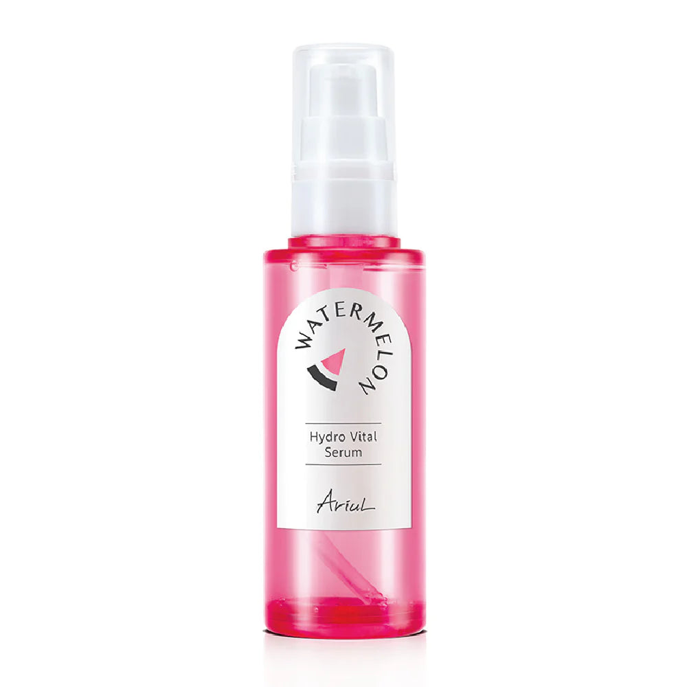 Ariul Watermelon Hydro Vital Serum with watermelon extract and hyaluronic acid for deep hydration and anti-aging benefits