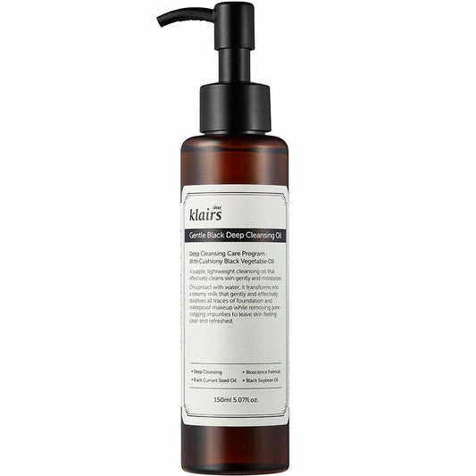 Dear Klairs Gentle Black Deep Cleansing Oil