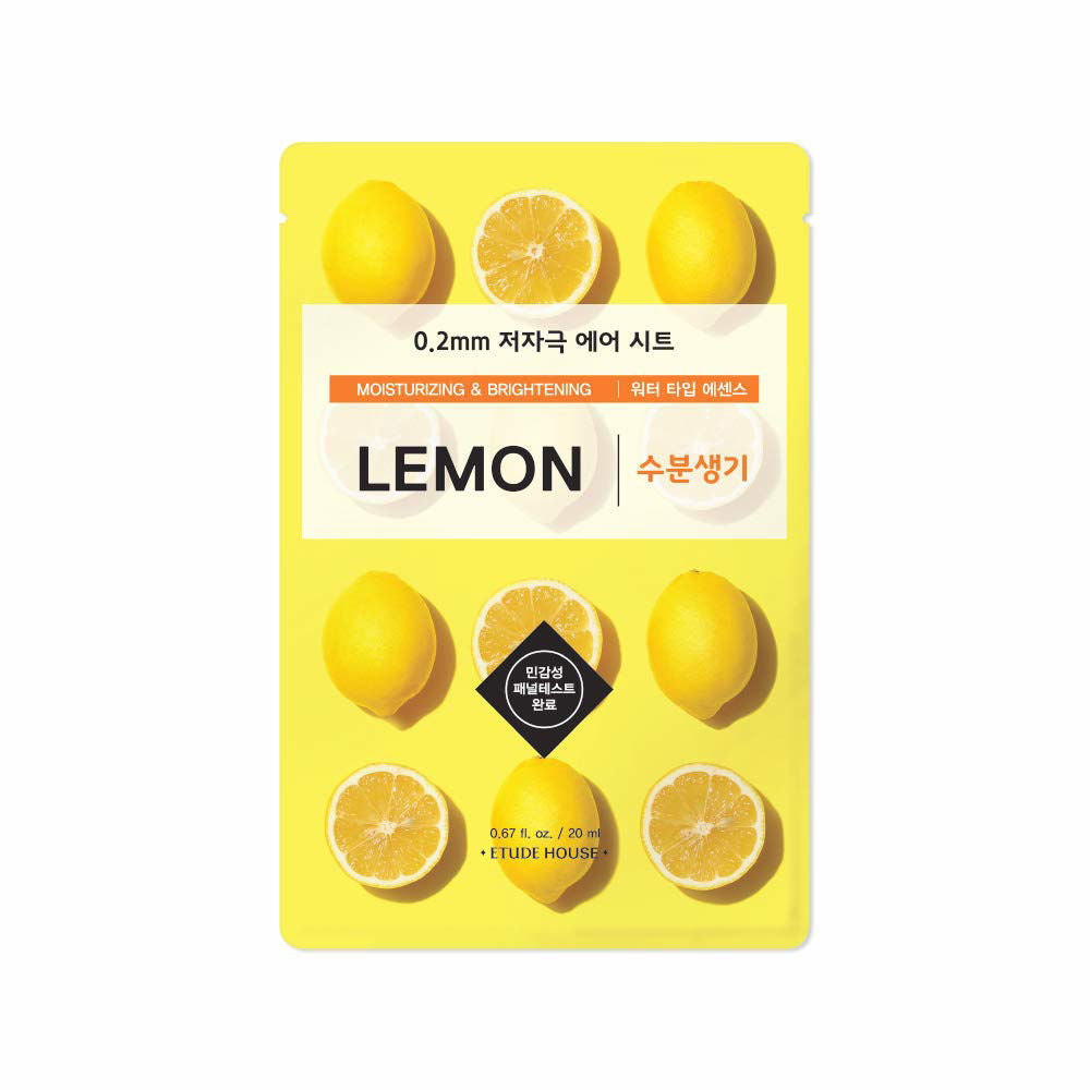 Etude House 0.2mm Therapy Air Sheet Mask - Lemon