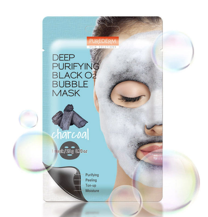 Purederm Bubble Black Mask Charcoal