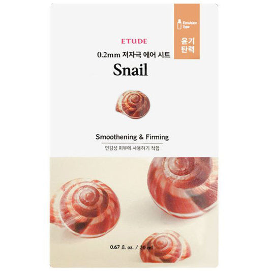 Etude House 0.2mm Therapy Air Sheet Mask - Snail Renewal