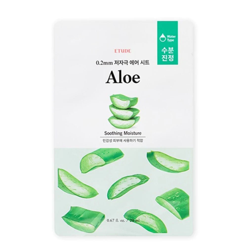 Etude House 0.2mm Therapy Air Sheet Mask - Aloe Vera Renewal